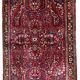 Handmade antique Persian Sarouk rug 97cm x 151cm 1920s