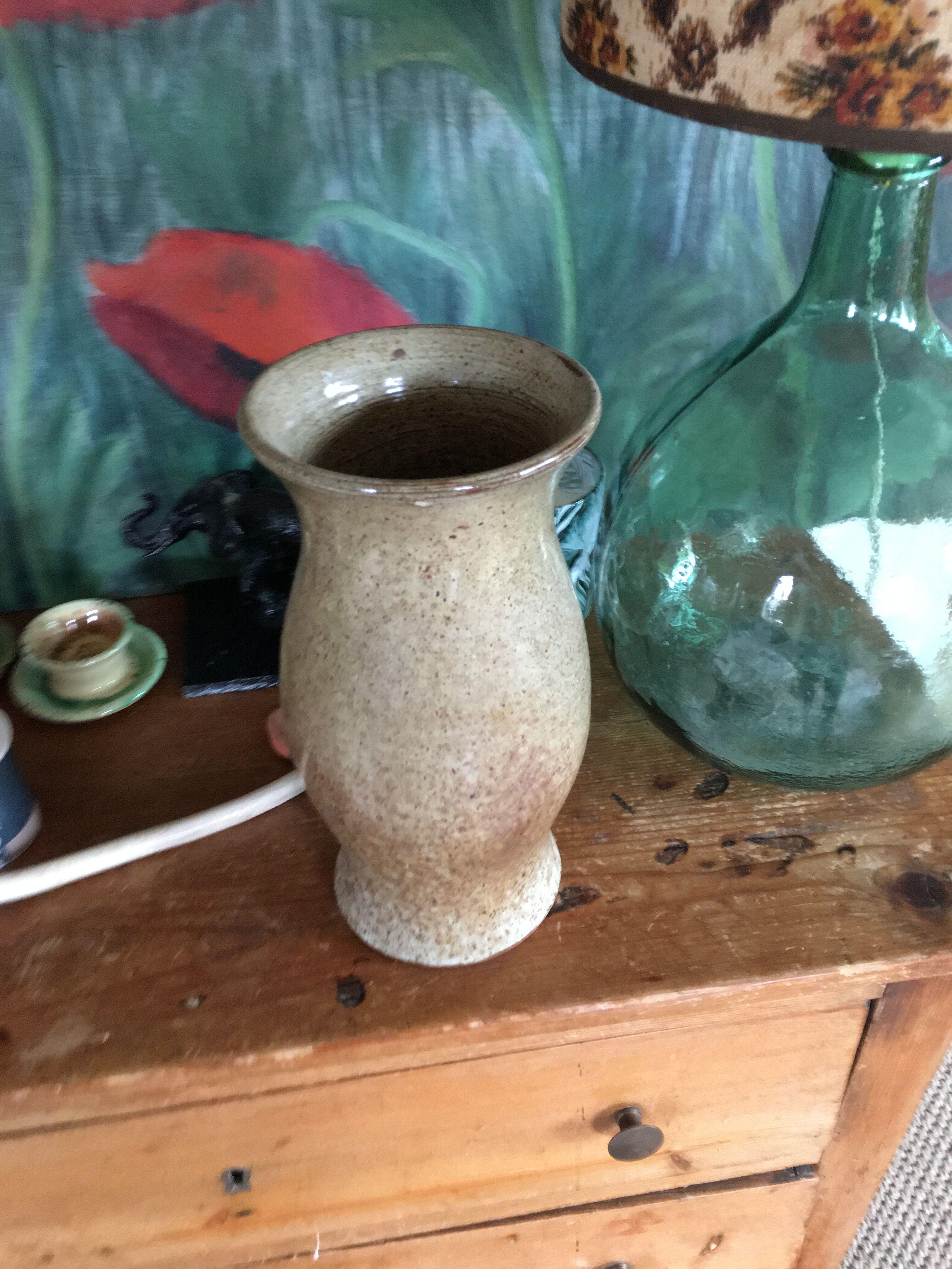 Sandstone vase