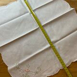 Five cotton napkins and hand embroidery