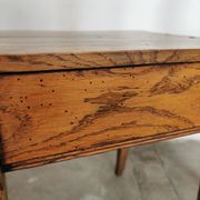 Paire de chaises en chêne brut