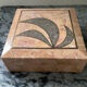 Maitland Smith jewellery box in tessellated stone