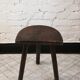 Tabouret tripode de vacher demi lune