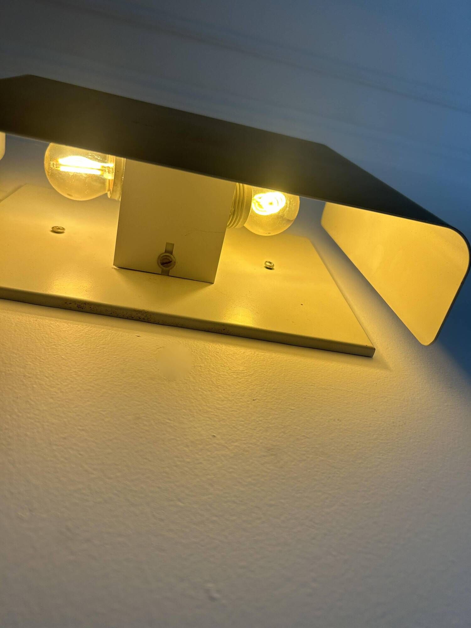 Pair of vintage Doria Leuchten wall lights, matte black, Germany 1970s