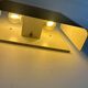Pair of vintage Doria Leuchten wall lights, matte black, Germany 1970s