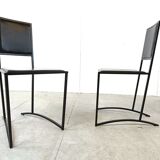 Vintage post modern dining chairs, set of 8
