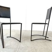 Vintage post modern dining chairs, set of 8