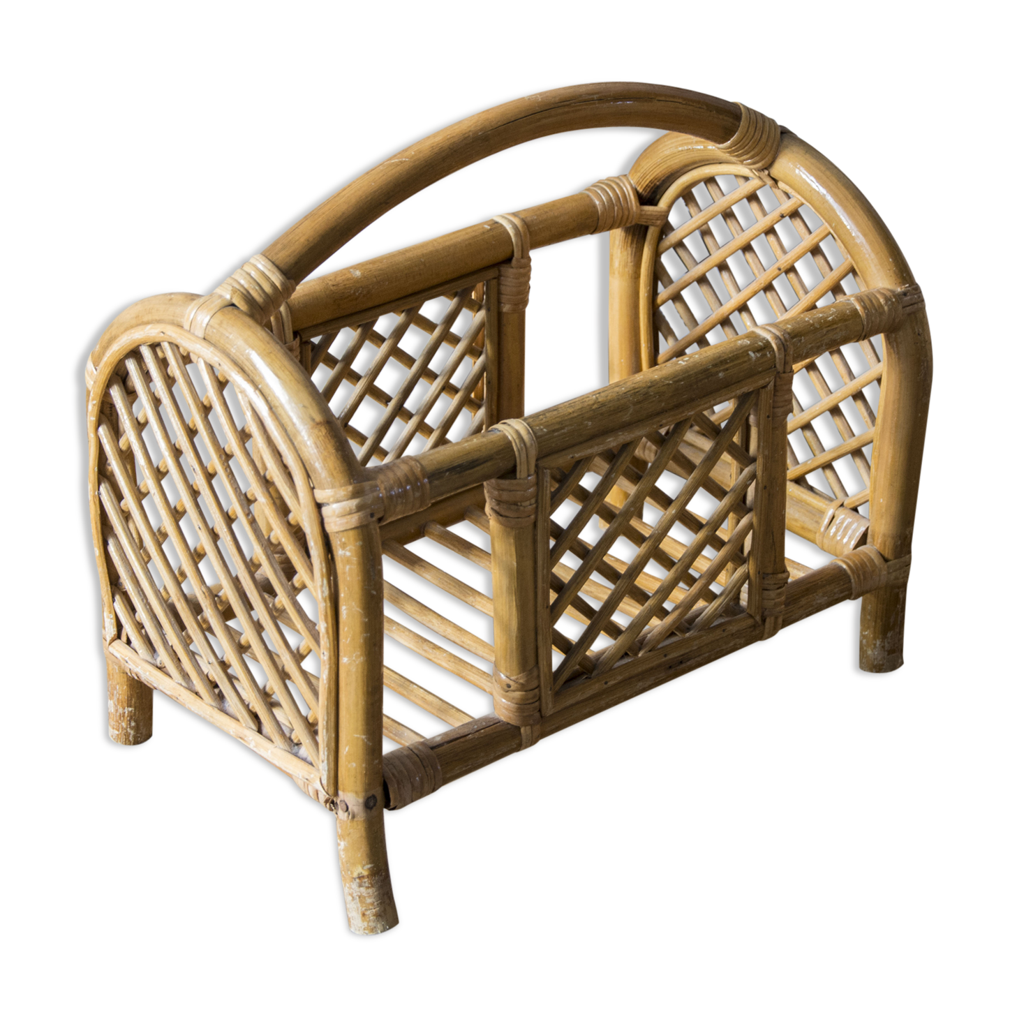 Porte-revues rotin Jeanette