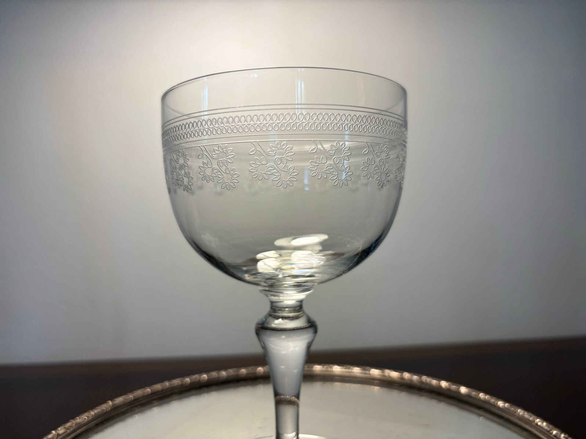 Water glass Baccarat Pompadour model before 1936
