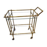 Bamboo brass rolling table 1970
