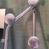 Aluminum floor coat rack