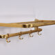Vintage Hollywood Regency wall coat rack 1960s Germany