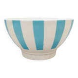 Earthenware bowl décor vintage stripes