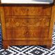 Commode coiffeuse, système en chemin de fer