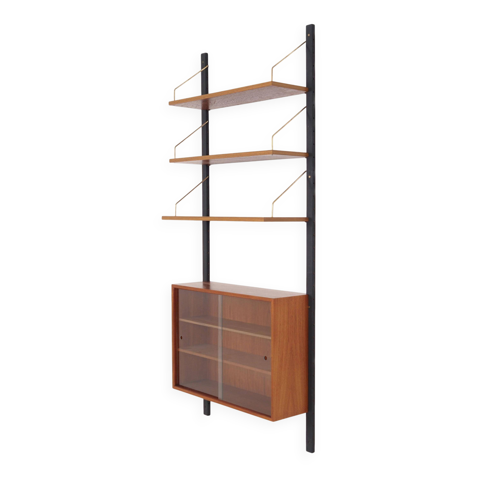 Teak shelving unit, Danish design, 1960s, production: Denmark