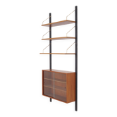 Teak shelving unit, Danish design, 1960s, production: Denmark
