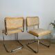 Pair of in beige skaï chairs