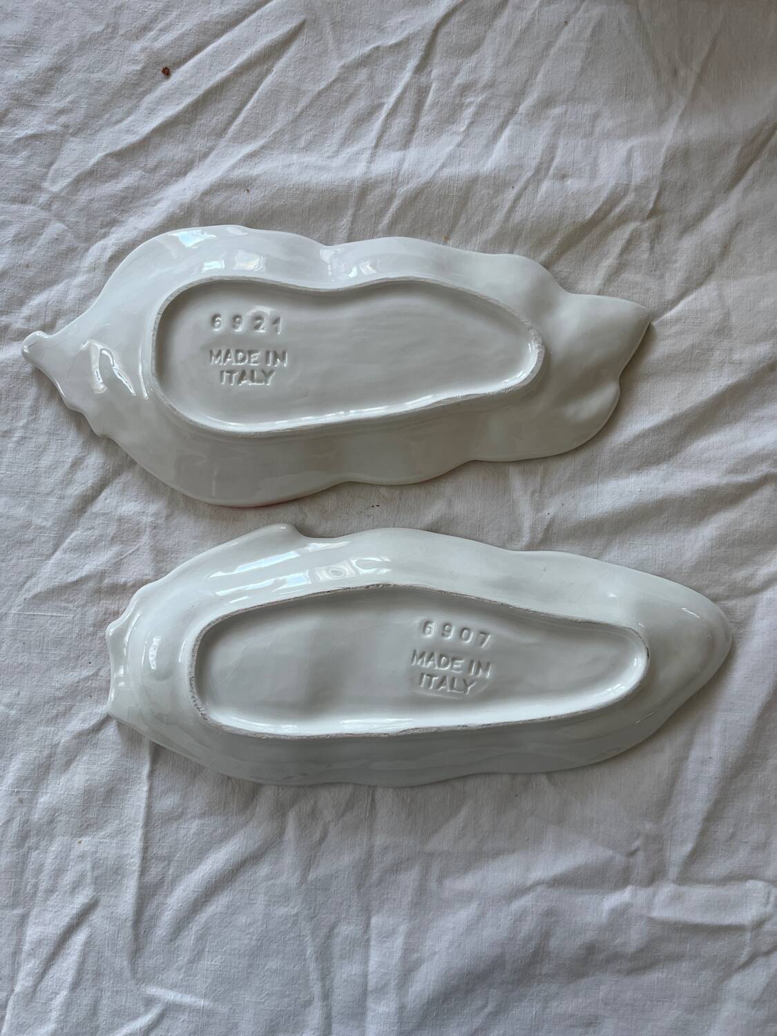 2 ceramic appetizer plates