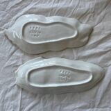 2 ceramic appetizer plates