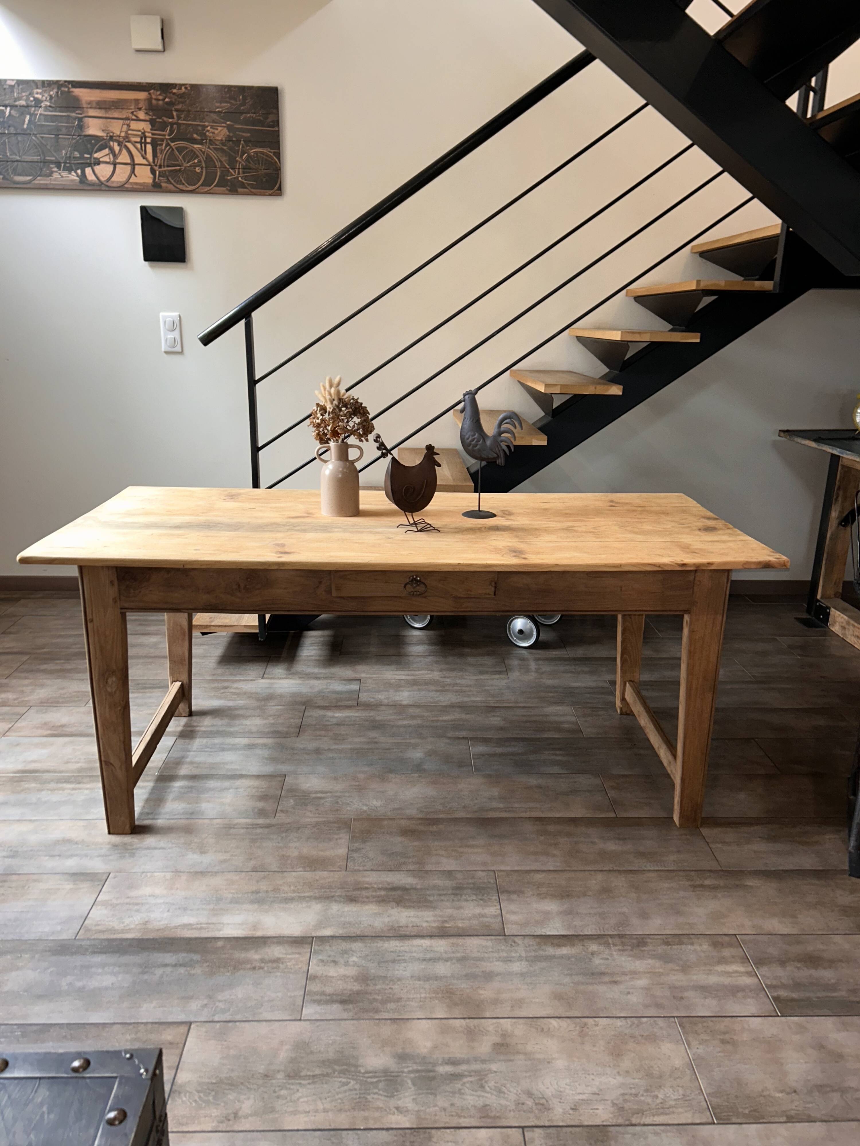Renovated farmhouse table