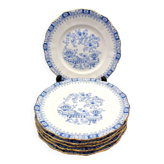 6 dessert plates porcelain theresia pattern vintage seltmann weiden bavaria