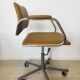 Chaise de bureau moutarde vintage de Kovona, 1986