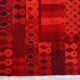 Carpet 1970 pop design geometric red background wool 229 cm x 170 cm
