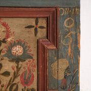 Antique wedding chest painted in pine – Austro-Hungarian Empire, Year 1775