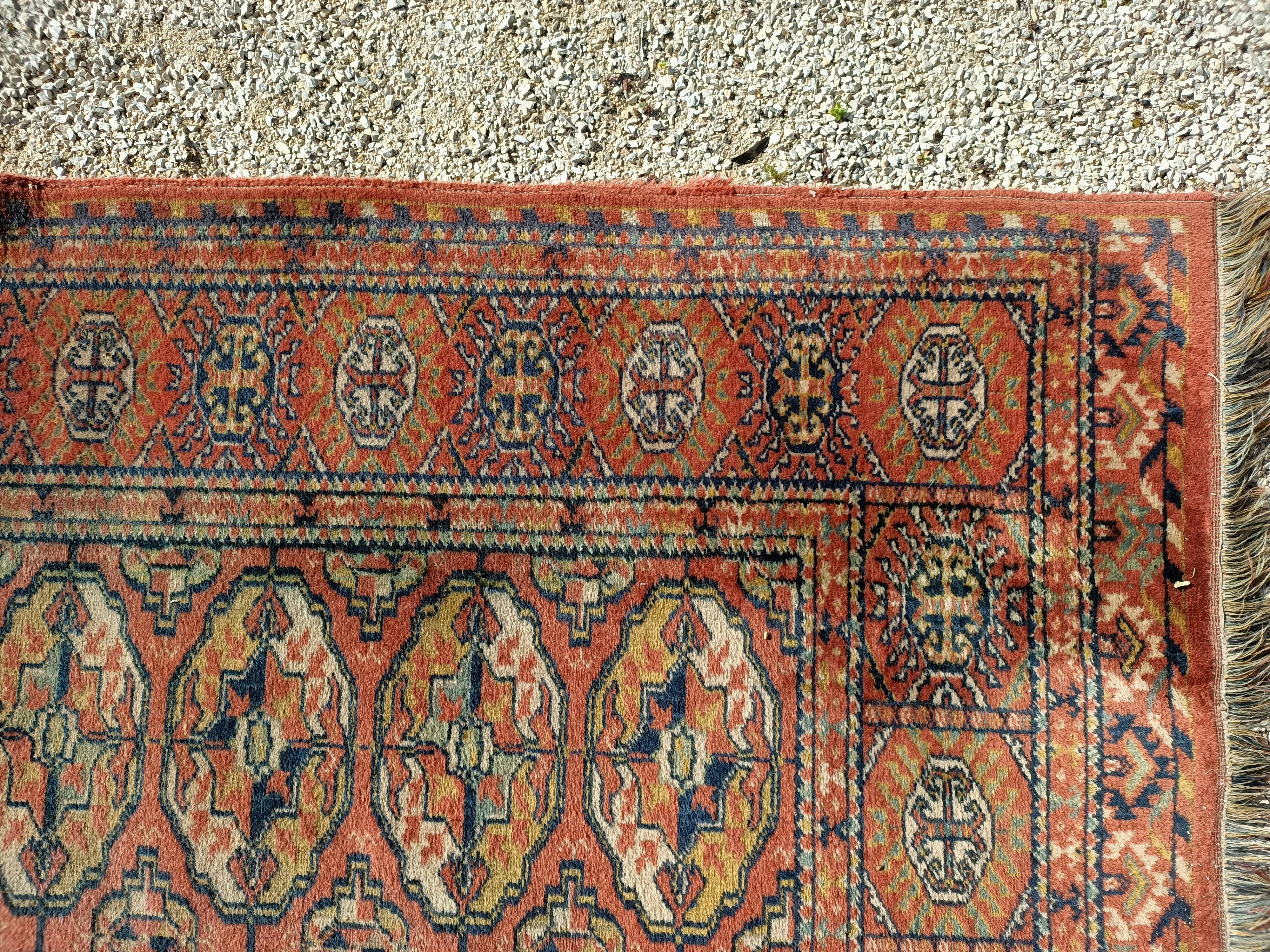 Old Afghan carpet 241 x 165