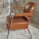 Vintage chair office chair armchair mocha brown