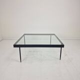 Janni Van Pelt "G4A" Coffee Table in Steel and Glass, Netherlands 1958