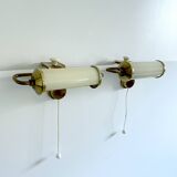 Pair of Art Deco Wall Lamps Bedside Lamps