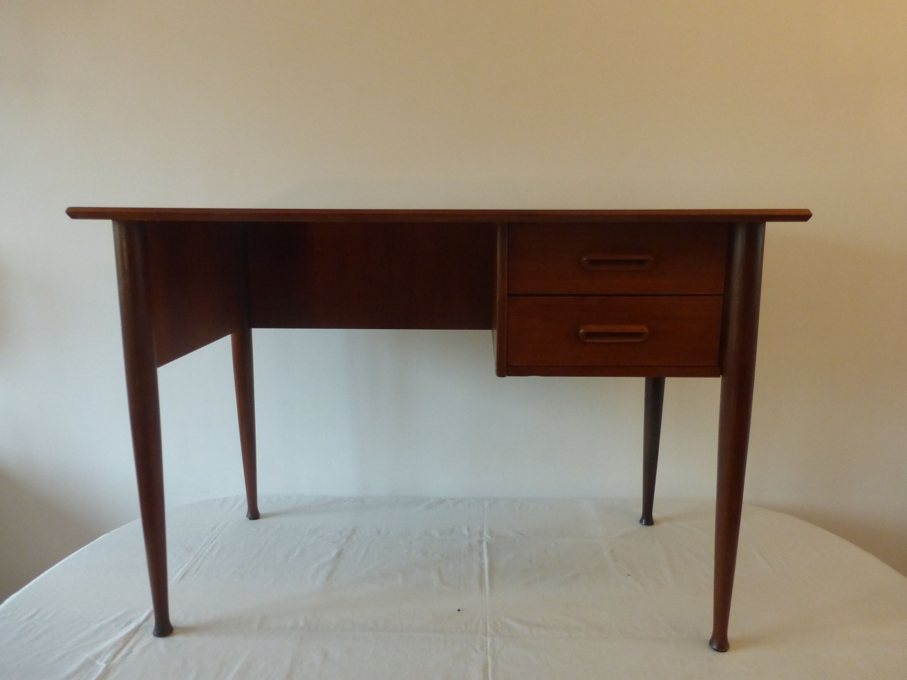 Scandinavian desk massive teak
