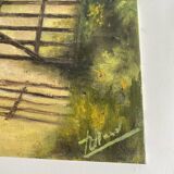 Oil on cardboard, early 20th century