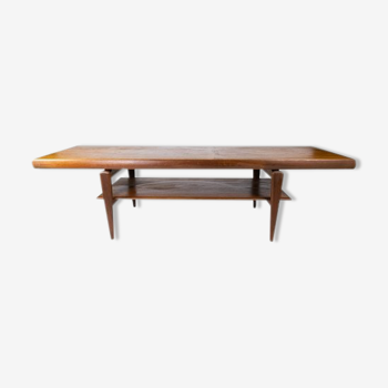 Table basse en teck de design danois des années 1960