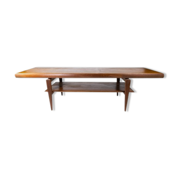 Table basse en teck de design danois des années 1960