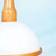 Bohemian 70s mushroom pendant lamp
