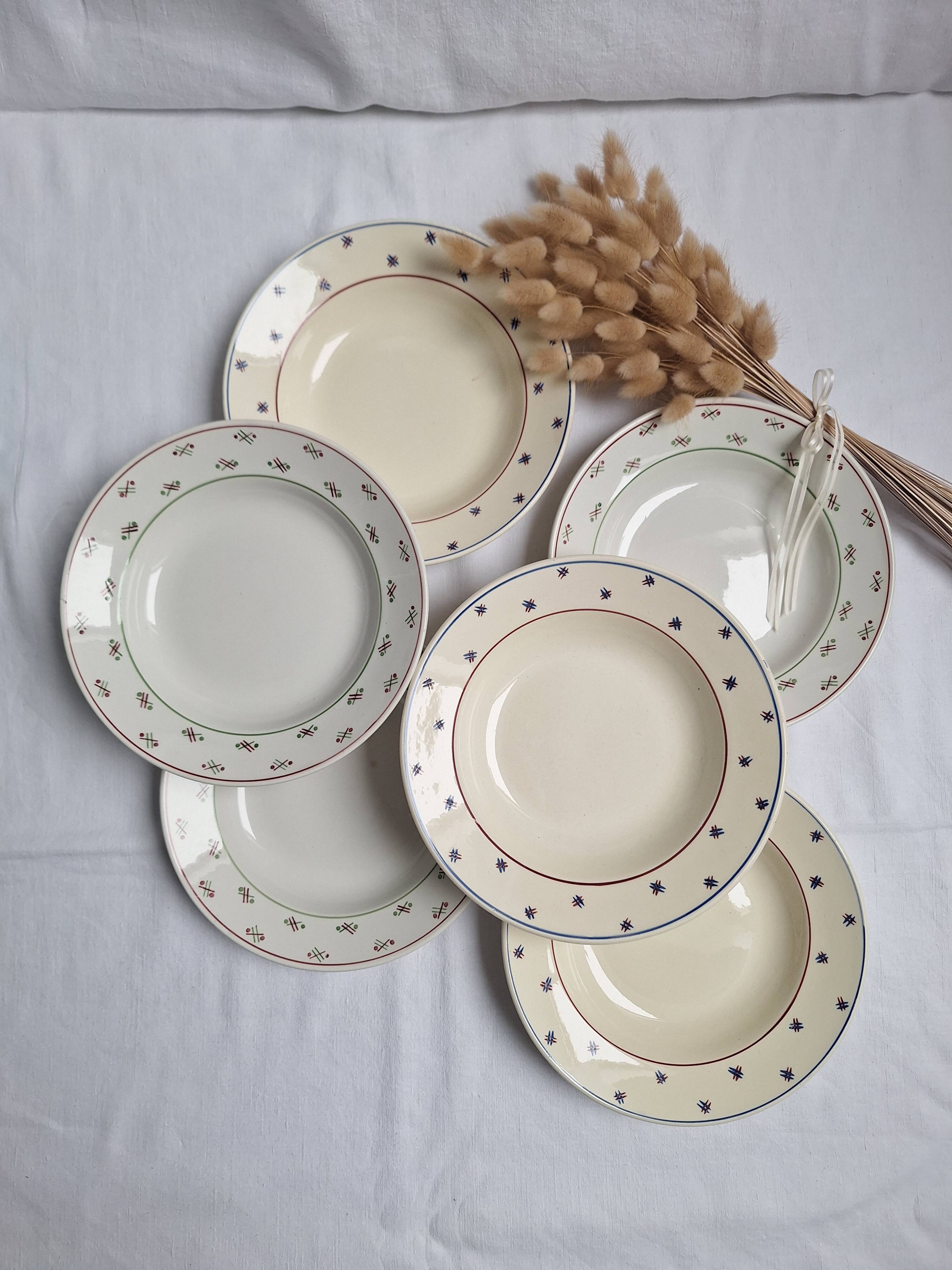 Lunéville soup plates 1910-1950