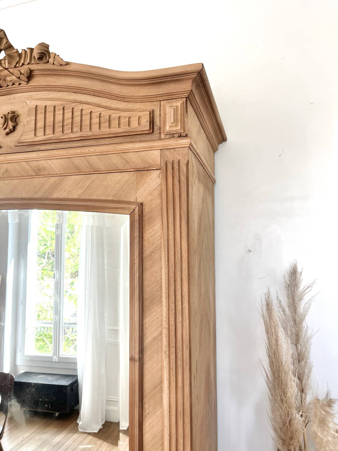 Restored Rococo Bonnetière Wardrobe