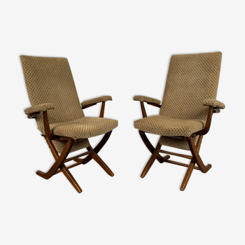 Pair of armchairs, France, 1960