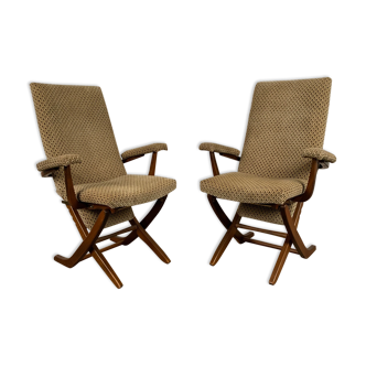 Paire de fauteuils, France, années 1960