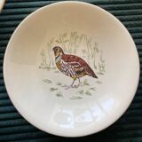Lot Assiettes Animaux Marly de Gien