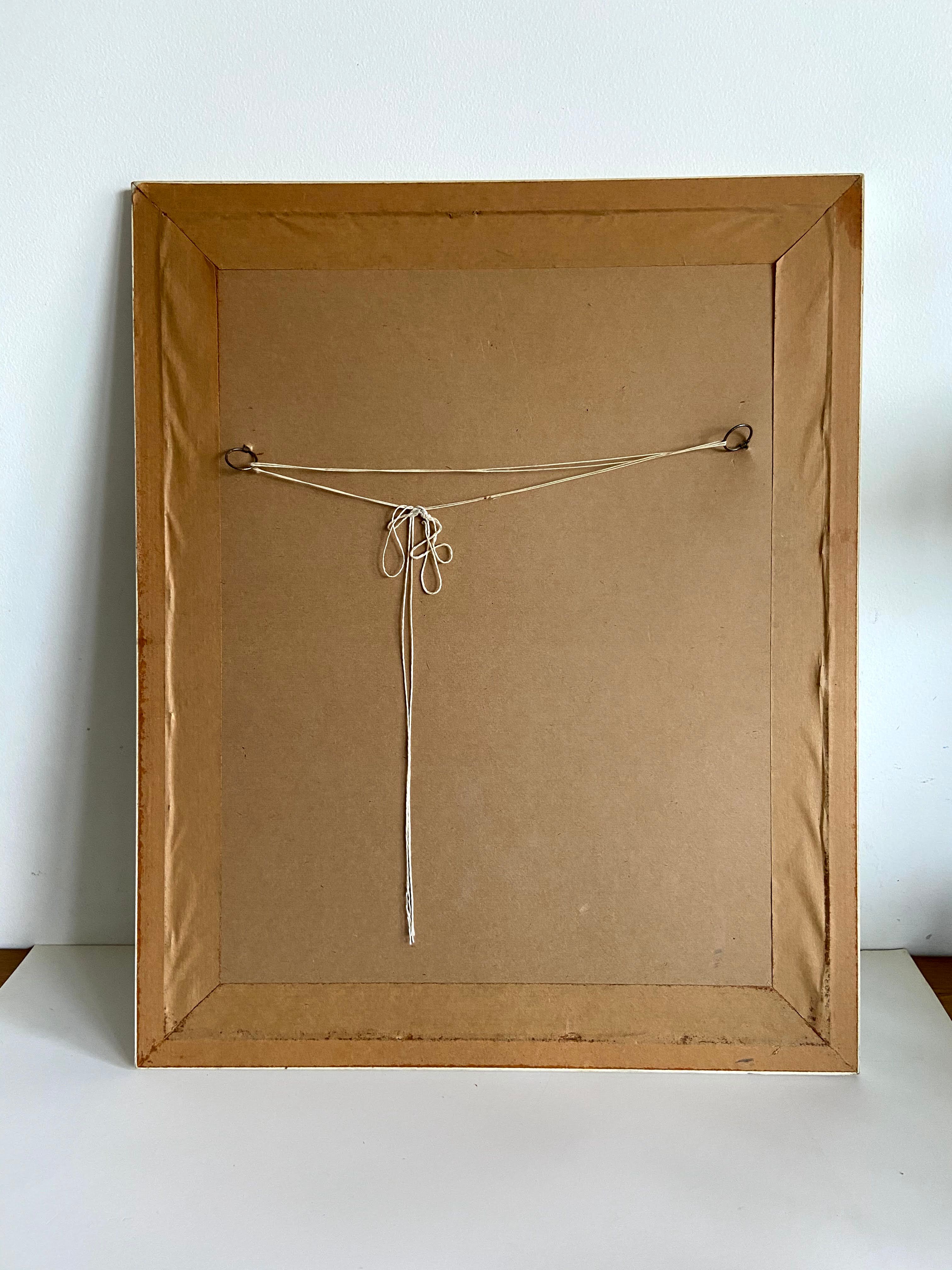 Printing on canvas under glass