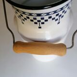 Enamelled sheet metal milk jar