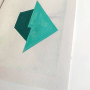 Peinture géométrique minimaliste