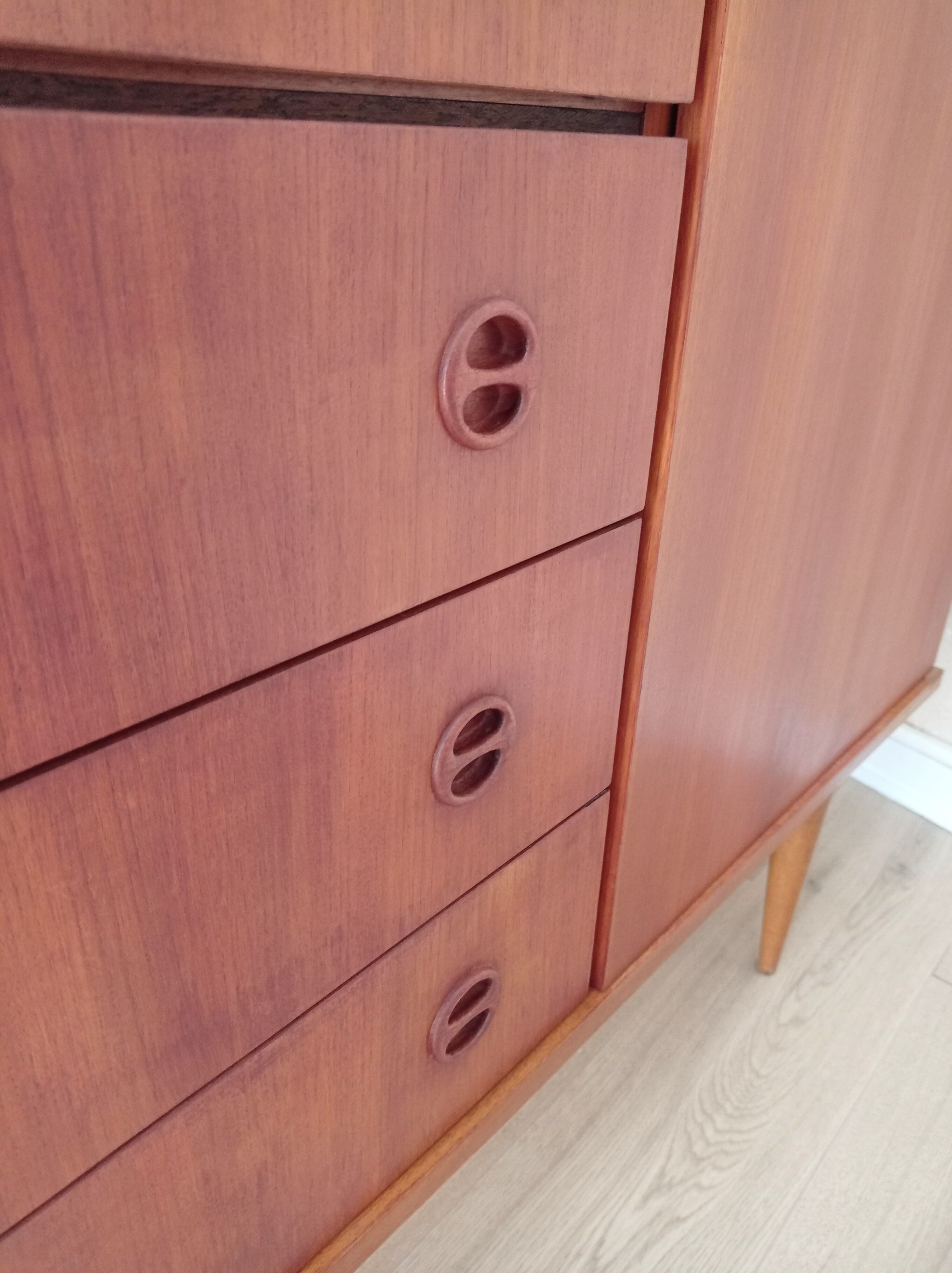 Scandinavian high sideboard