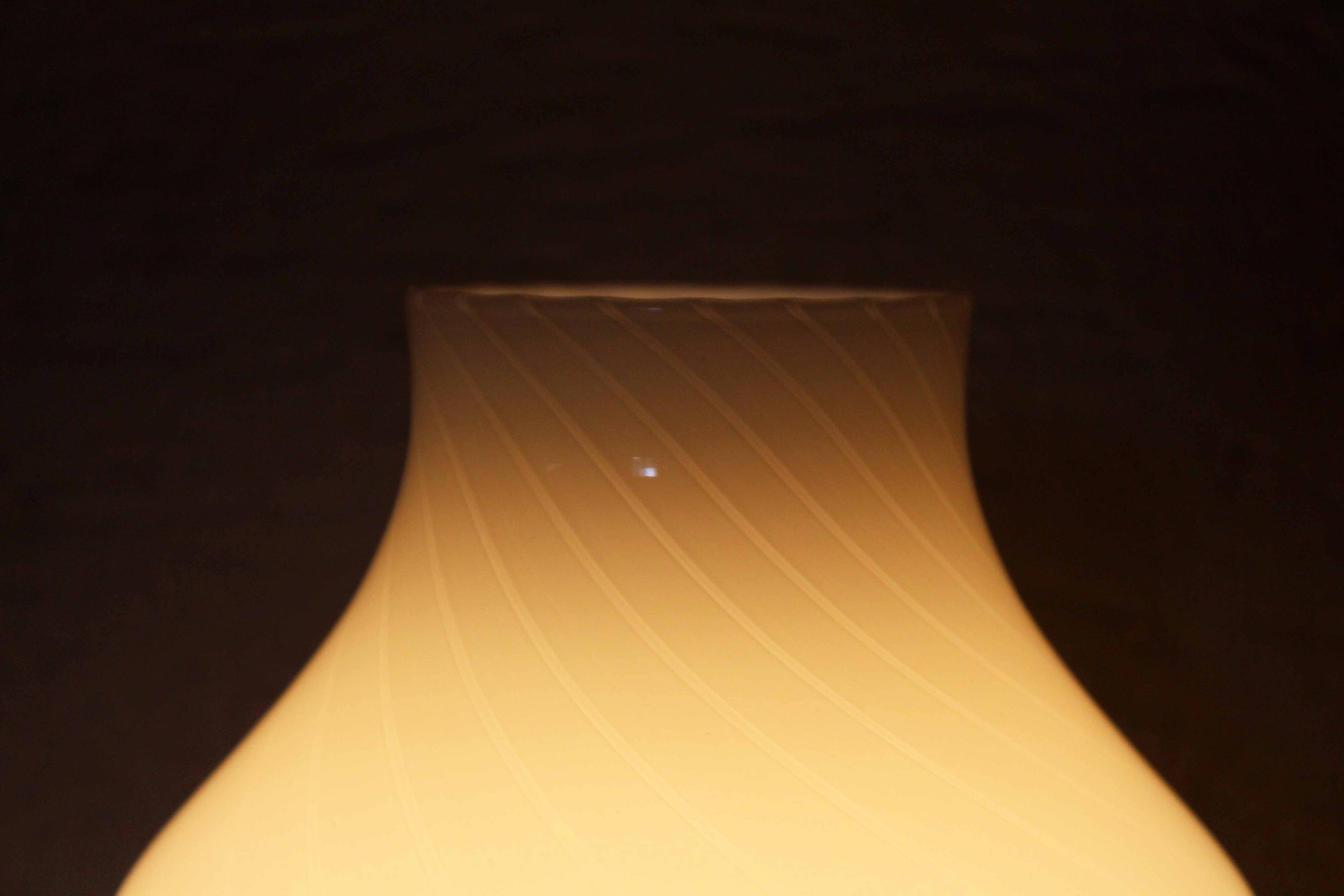 Murano glass mushroom lamp