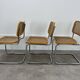 3 chaises Cesca B32 par Marcel Breuer