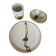 Set of 3 vintage Gres pieces from La Colombe pottery, signed.