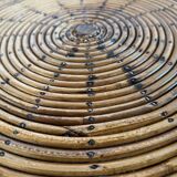 Vintage rattan stools