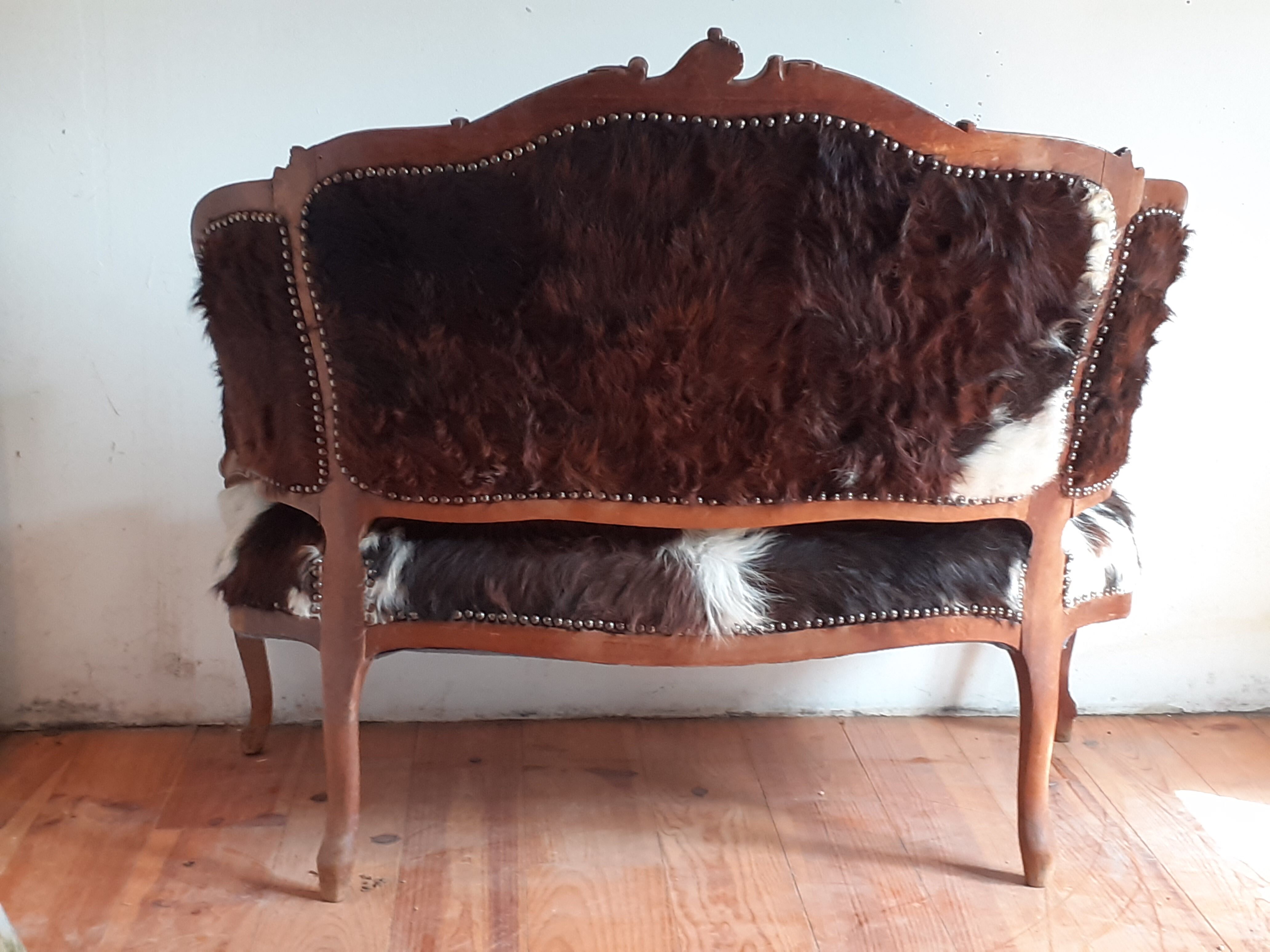 Cowskin sofa